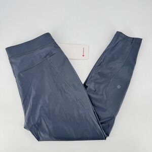 Lululemon Satin Shine Panelled Tight 25" Wordmark Coal 12 NWT